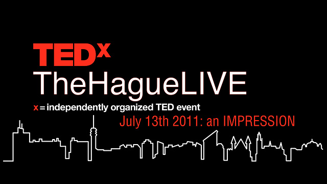 Reportage TEDx TheHagueLIVE